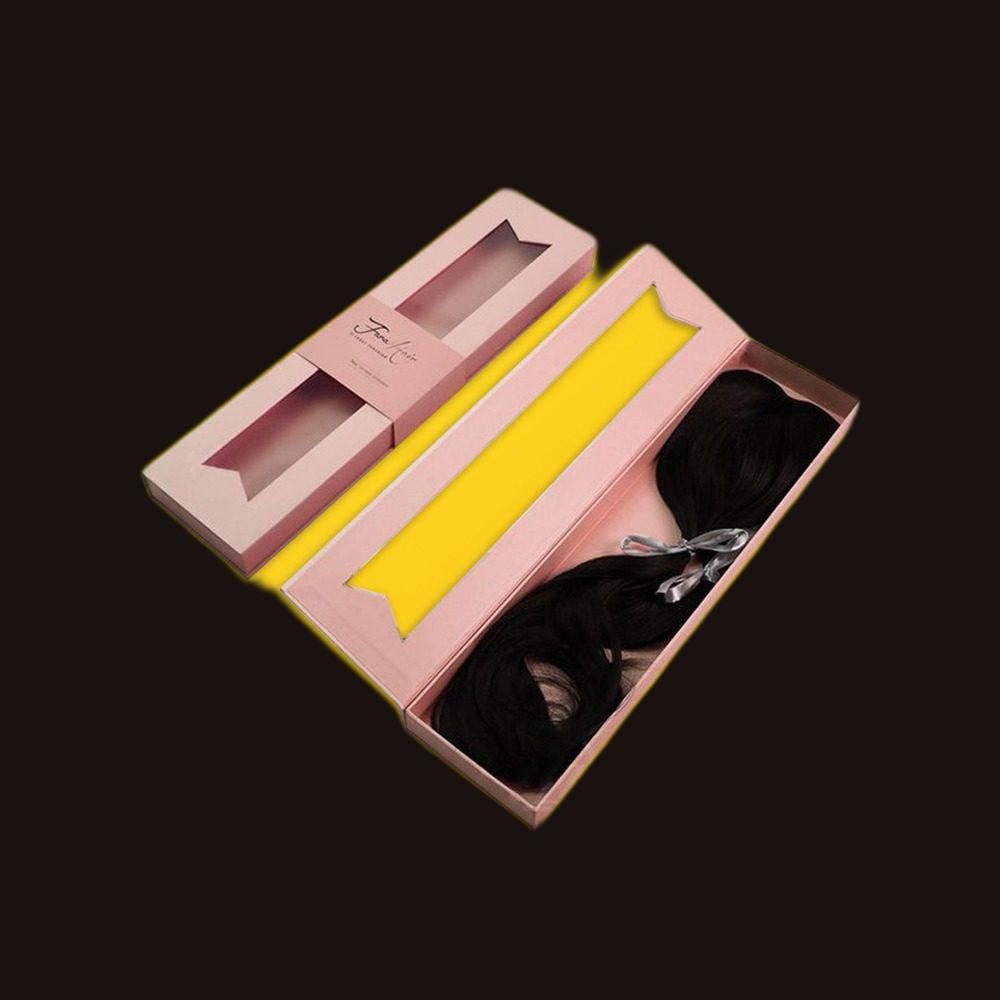 Custom Hair Extension Boxes With Window Free Design | Custom Hair Extension Boxes With Window Free Shipping | Custom Hair Extension Boxes With Window Bulk Quantity | Custom Hair Extension Boxes With Window No Minimum