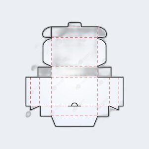 Custom Roll End Tuck Front Box Template