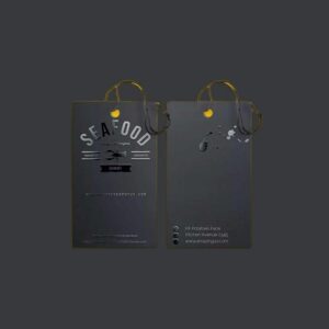 Custom Spot UV Printed Hang tags