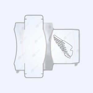 Custom Straight Tuck Curved Box Template