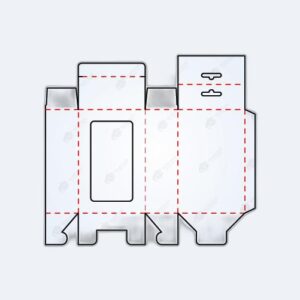 Custom Tuck Top Snap Lock Box Template