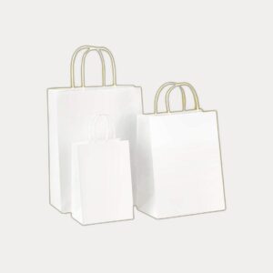 Custom White Kraft Bags
