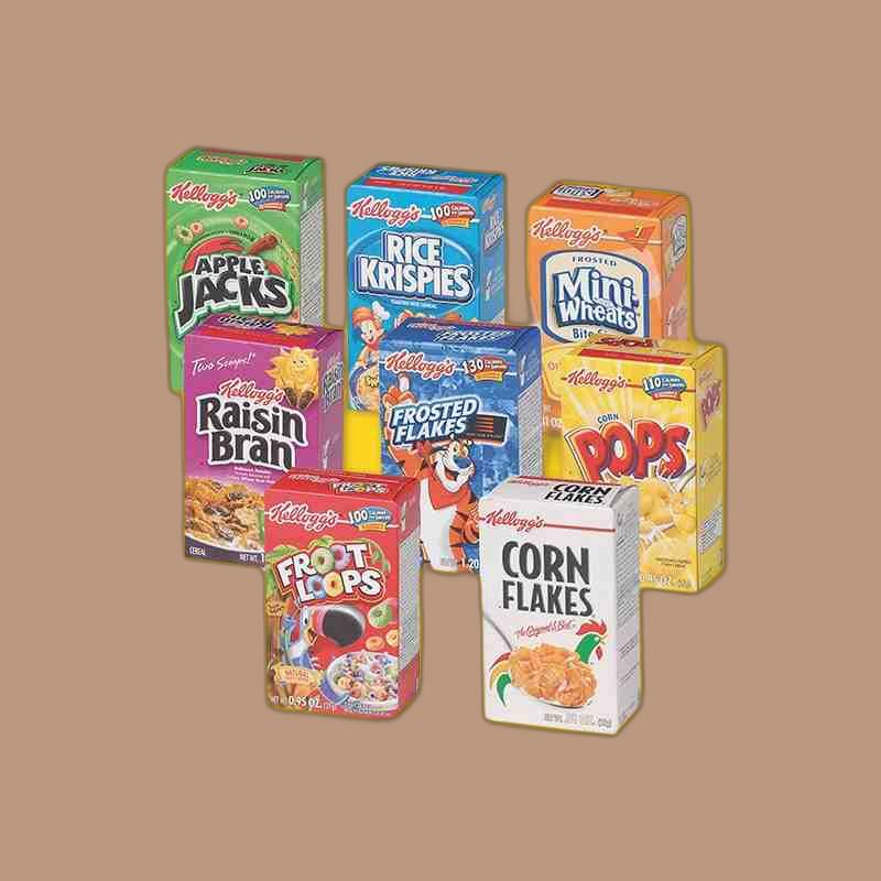 Small Cereal Boxes Free Design | Small Cereal Boxes Free Shipping | Small Cereal Boxes Bulk Quantity | Small Cereal Boxes No Minimum