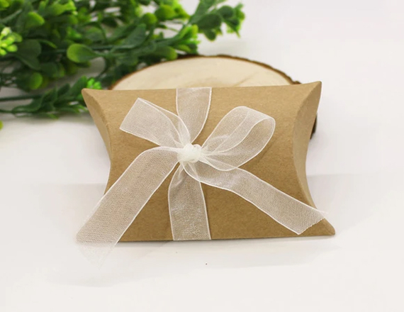 Kraft Pillow Boxes Free Design | Kraft Pillow Boxes Free Shipping | Kraft Pillow Boxes Bulk Quantity | Kraft Pillow Boxes No Minimum