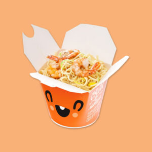 Cardboard Noodle Box