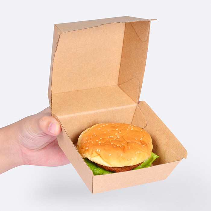 Paper Burger Box Free Design | Paper Burger Box Free Shipping | Paper Burger Box Bulk Quantity | Paper Burger Box No Minimum