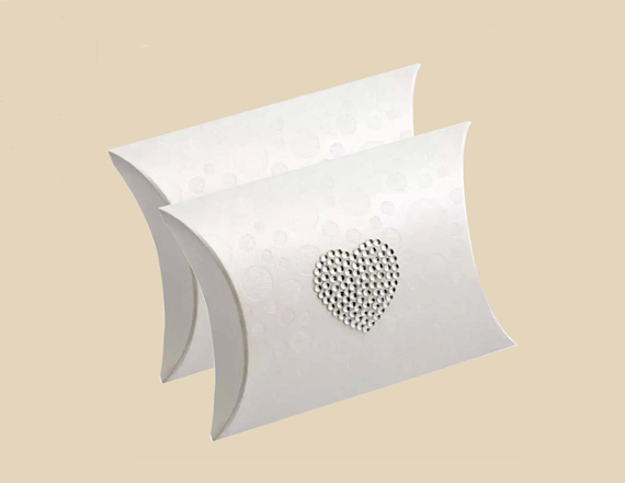 White Pillow Boxes Free Design | White Pillow Boxes Free Shipping | White Pillow Boxes Bulk Quantity | White Pillow Boxes No Minimum